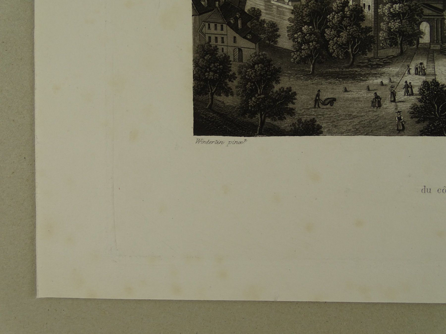 Incisioni: BERN, AQUATINTA UM 1850 – Usato da Grüningen venduto da Kartensammler 2